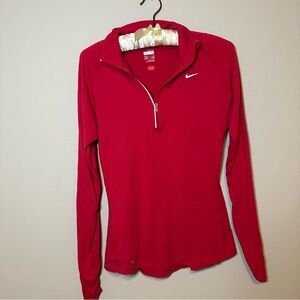 Nike Women's Crimson Long Sleeve Tee Dark Pink